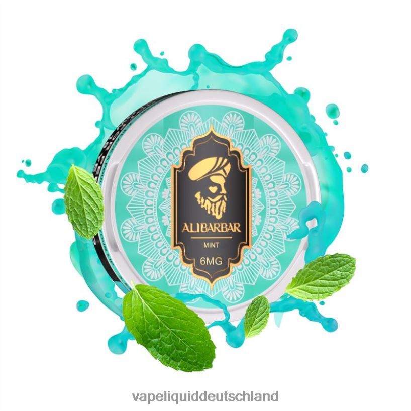 Alibarbar Nikotinbeutel Minze X068JX89 Vape 7000 Züge
