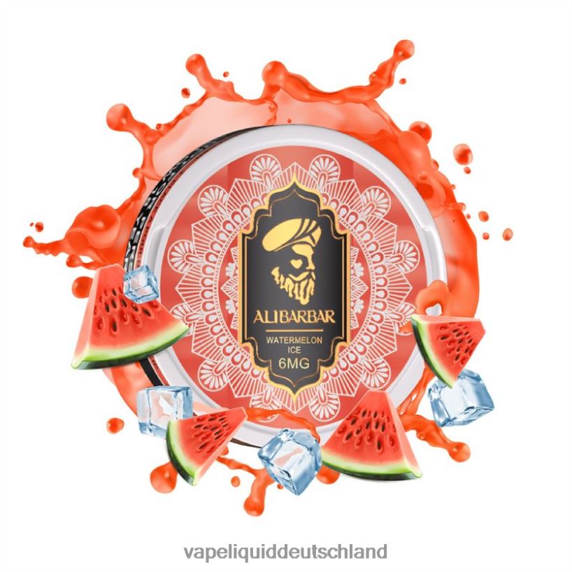 Alibarbar Nikotinbeutel Wassermeloneneis X068JX94 Vape 7000 Züge