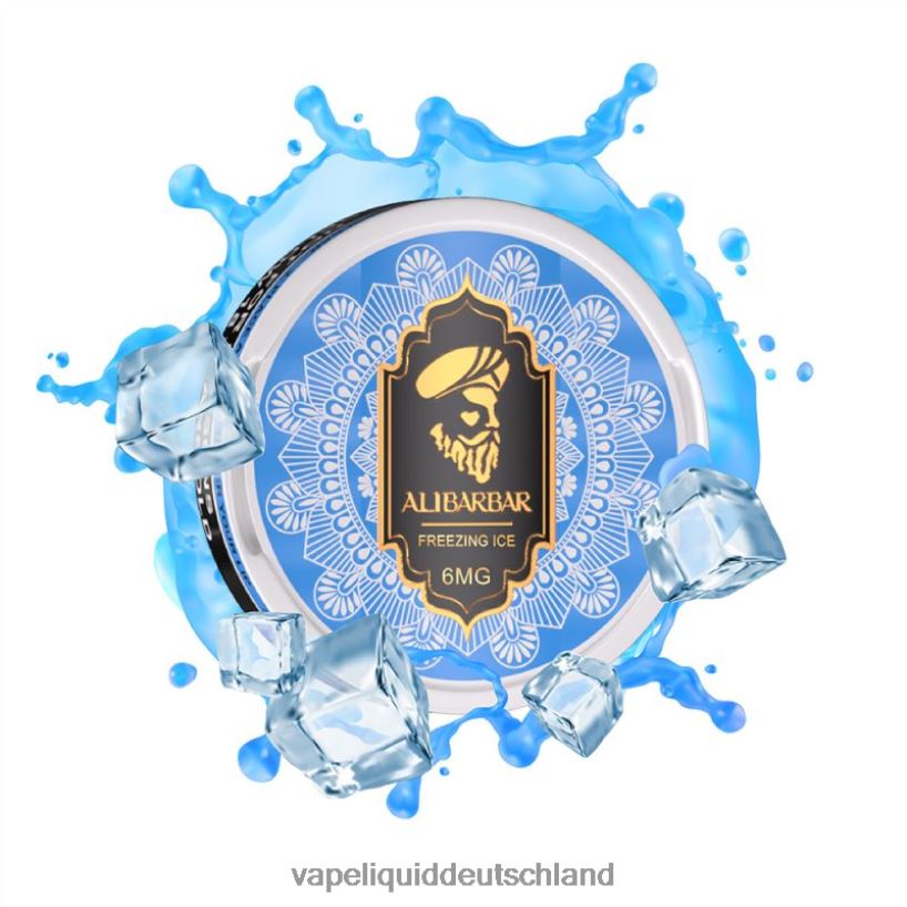 Alibarbar Nikotinbeutel gefrierendes Eis X068JX84 Vape 7000 Züge