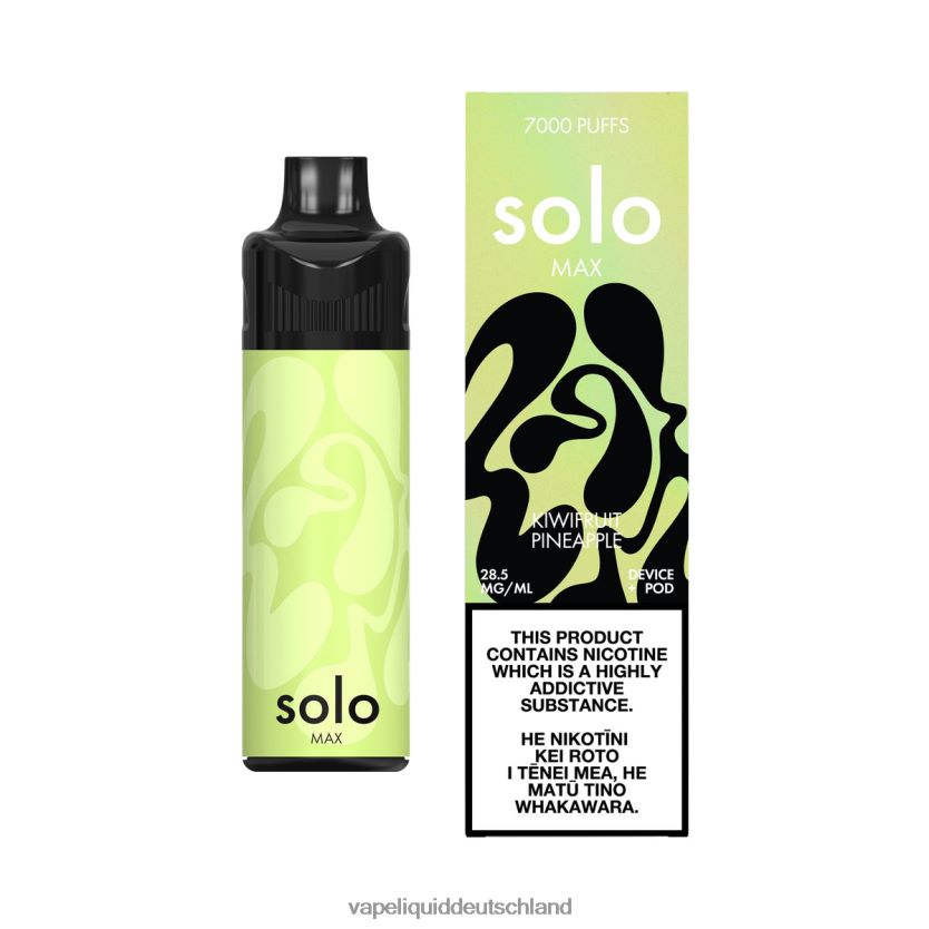 Vape Liquid Kiwi-Ananas | Solo MAX Pod-Kit 40F6BP68