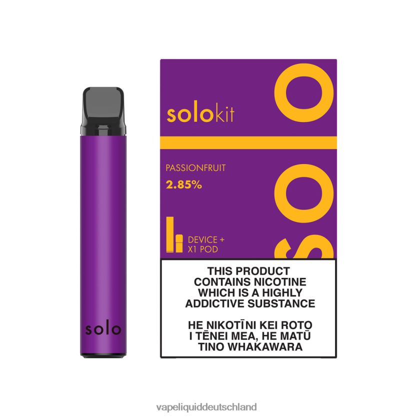 Vape Liquid Passionsfrucht | Solo Pod-Kit 40F6BP42