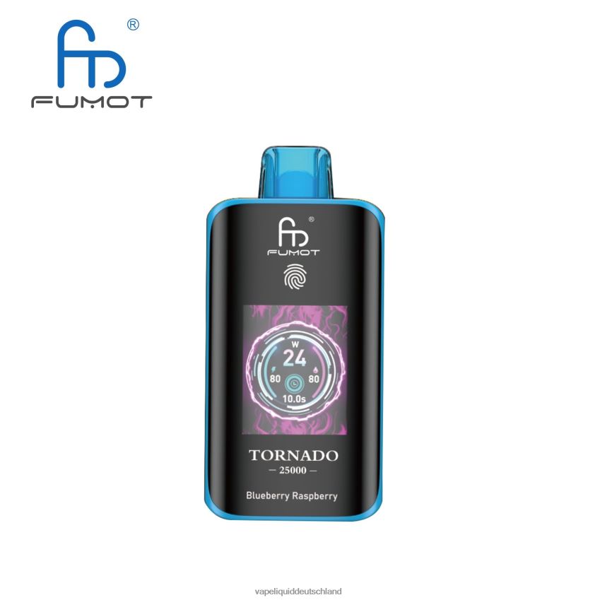 Fumot Tornado 25000 Einweg-Vaporizer Blaubeer-Himbeere | 44200Z3 Vape Liquid