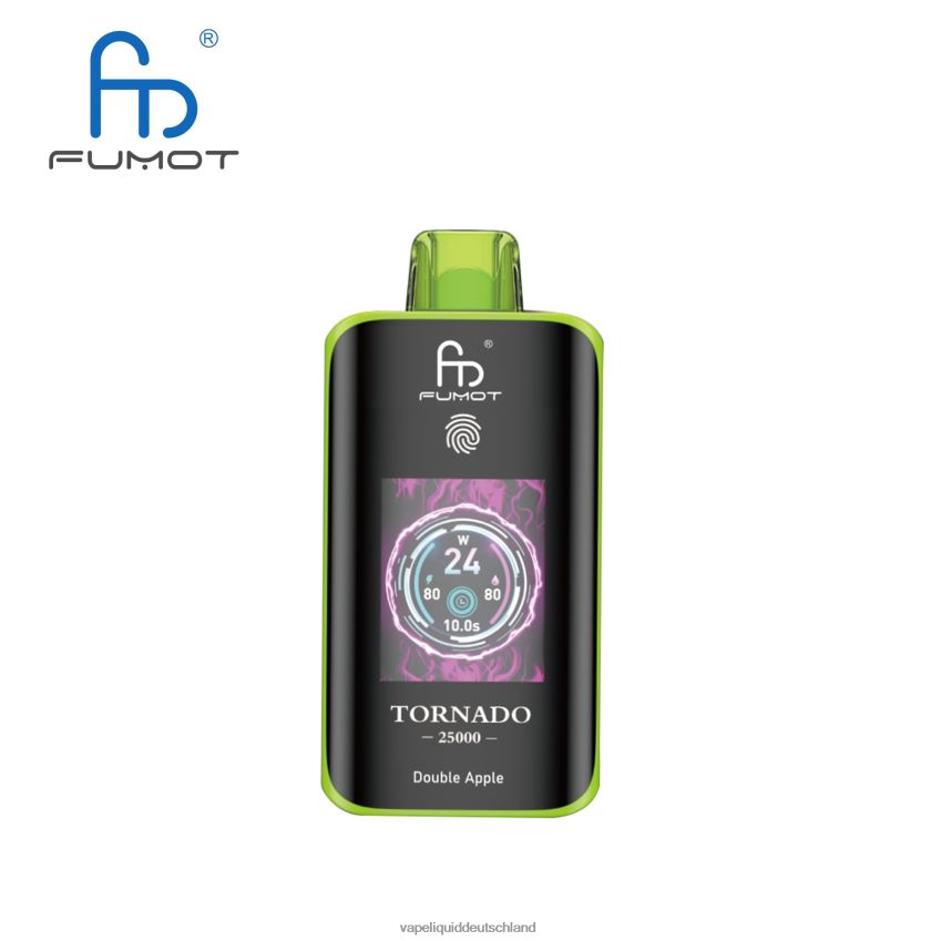 Fumot Tornado 25000 Einweg-Vaporizer Doppelapfel | 44200Z5 Vape Liquid