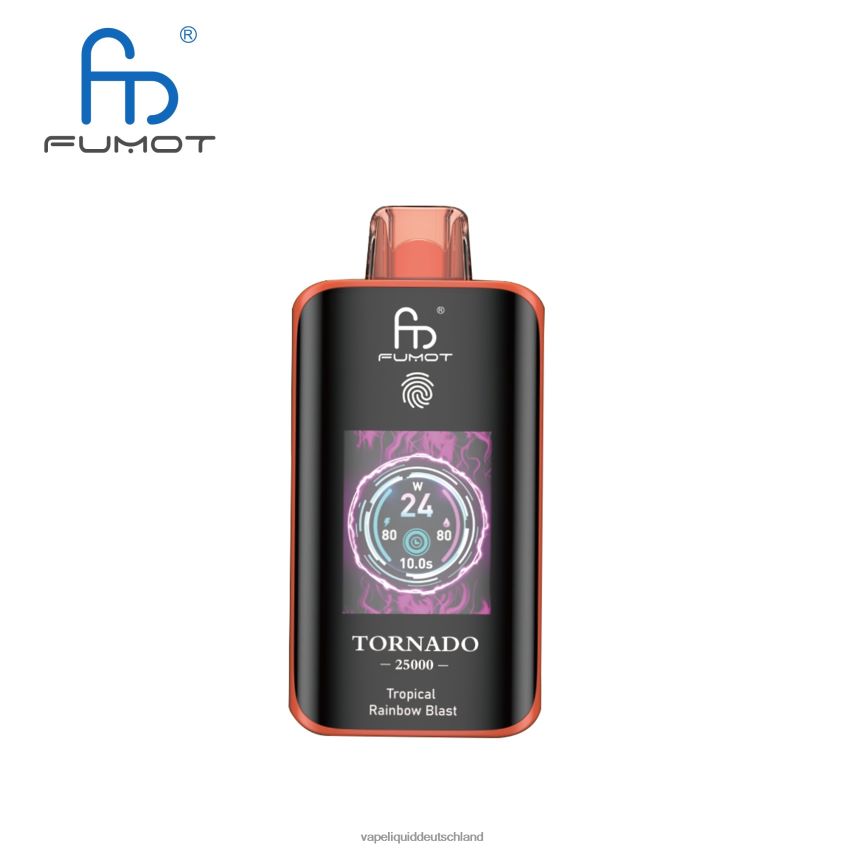 Fumot Tornado 25000 Einweg-Vaporizer tropische Regenbogenexplosion | 44200Z13 Vape Liquid