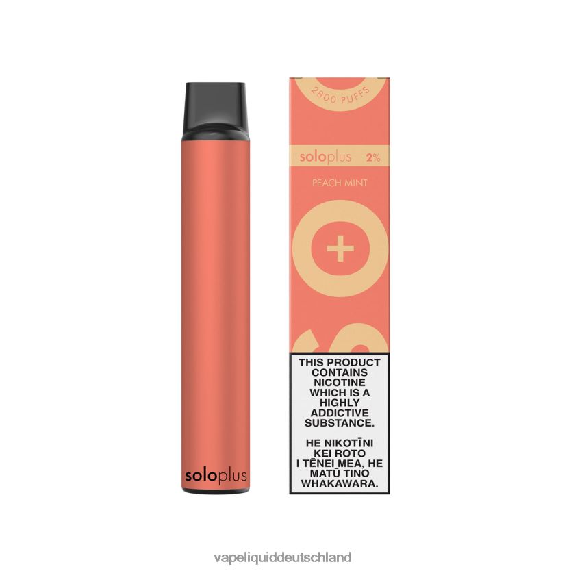 Vape Deutschland Pfirsichminze | Solo Plus Einweg-Vapor 40F6BP23