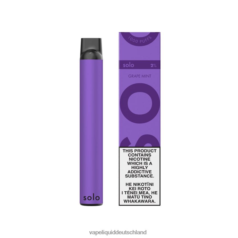Vape Deutschland Traubenminze | Solo Einweg-Vapor 40F6BP7