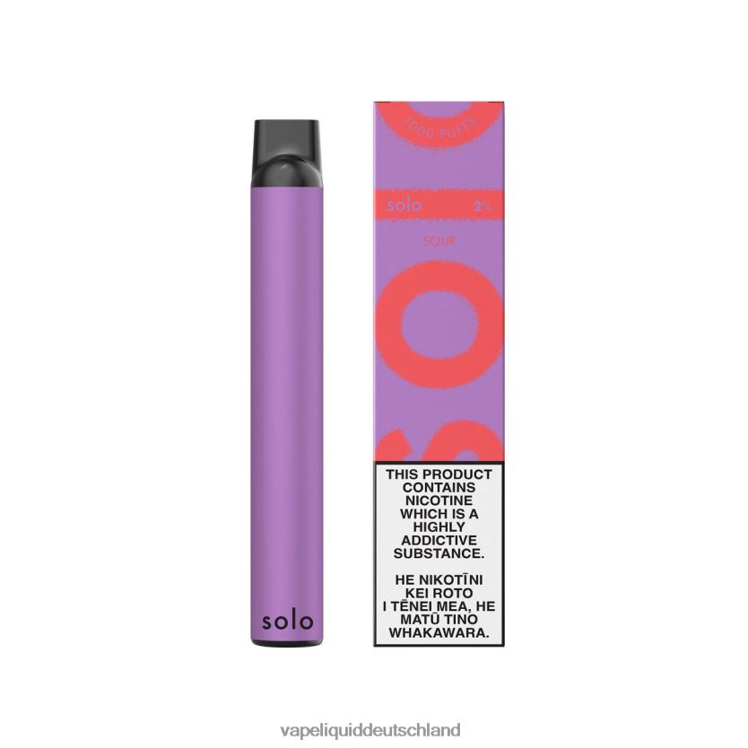 Vape Deutschland sauer | Solo Einweg-Vapor 40F6BP3
