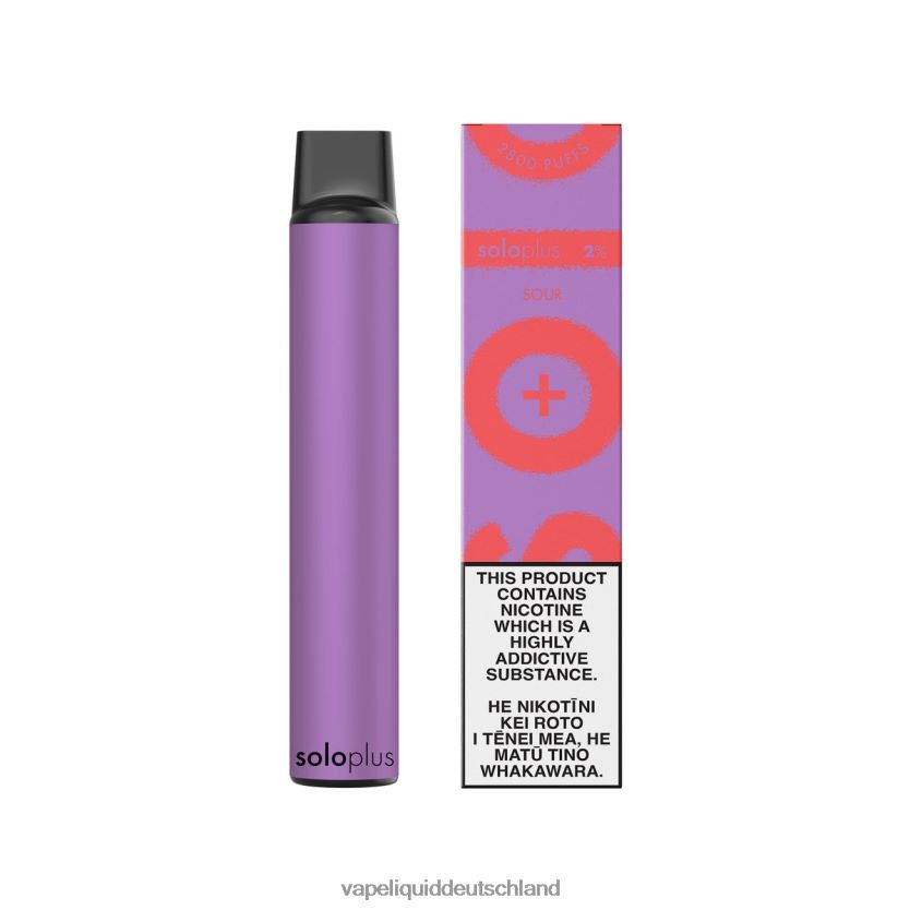 Vape Deutschland sauer | Solo Plus Einweg-Vapor 40F6BP25