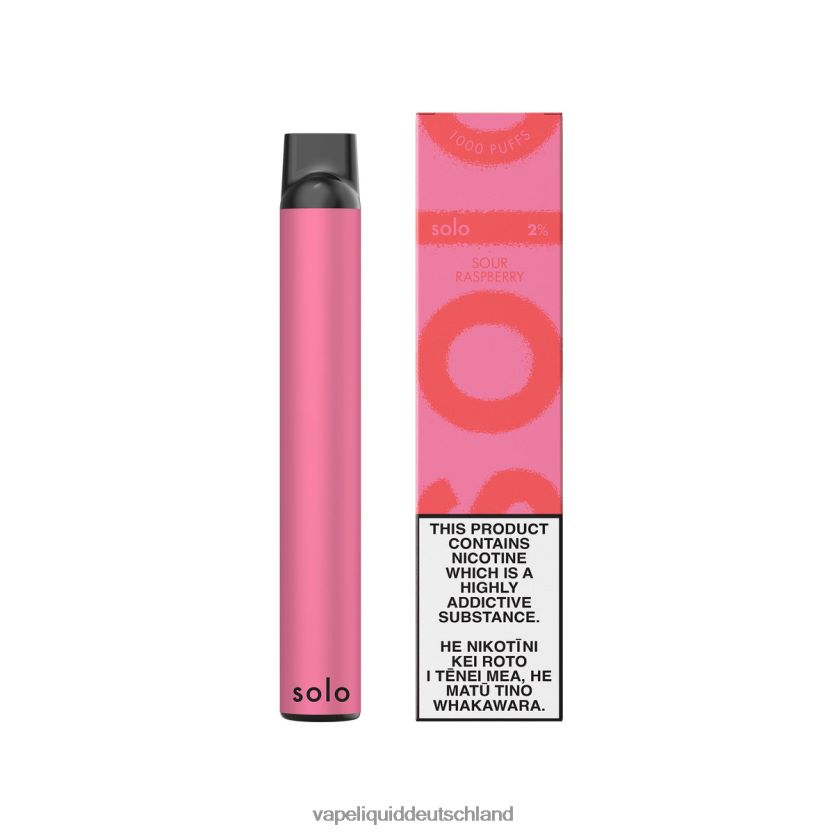 Vape Deutschland saure Himbeere | Solo Einweg-Vapor 40F6BP13