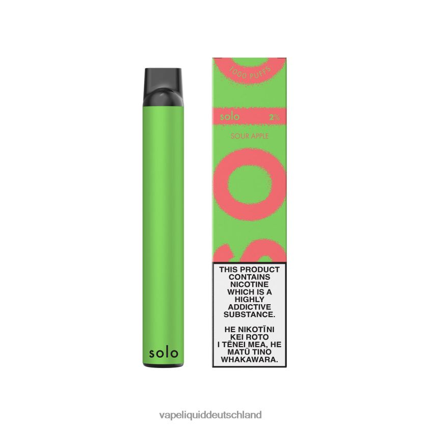 Vape Deutschland saurer Apfel | Solo Einweg-Vapor 40F6BP5