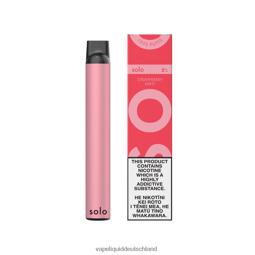 Vape Liquid Erdbeerminze | Solo Einweg-Vapor 40F6BP4