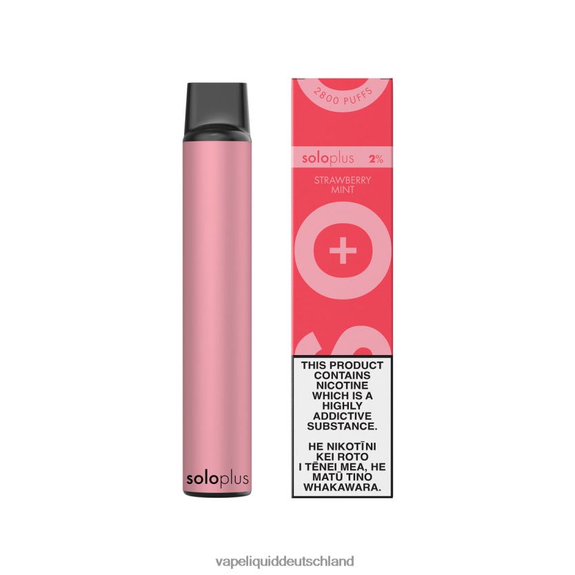 Vape Liquid Erdbeerminze | Solo Plus Einweg-Vapor 40F6BP26