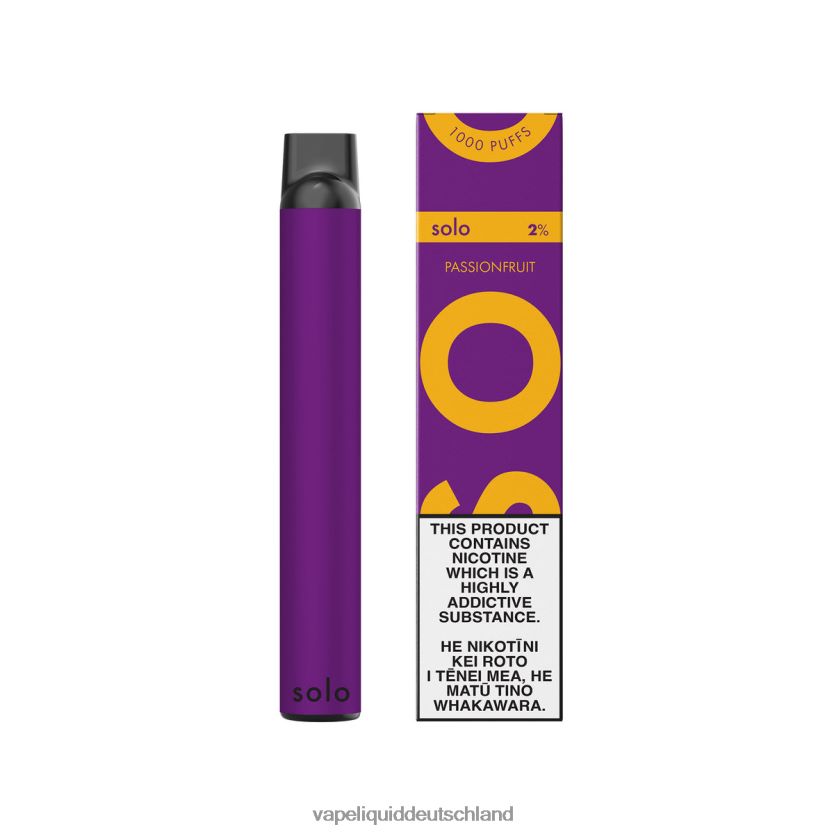 Vape Liquid Passionsfrucht | Solo Einweg-Vapor 40F6BP14