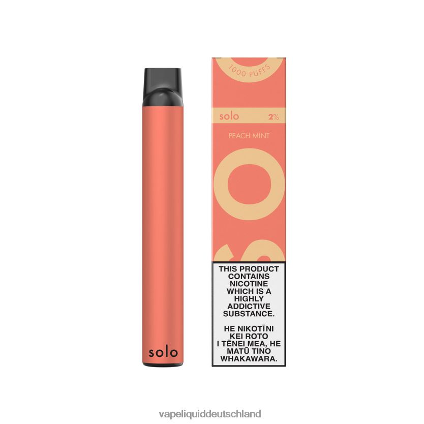 Vape Liquid Pfirsichminze | Solo Einweg-Vapor 40F6BP6