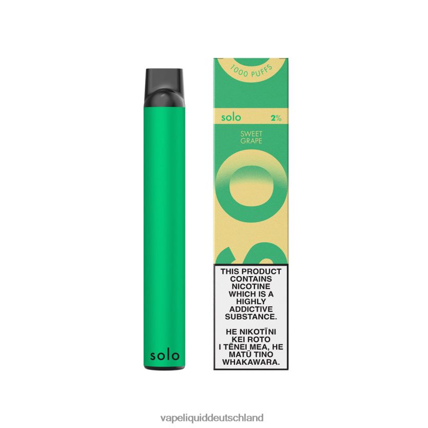 Vape Liquid süße Traube | Solo Einweg-Vape-Paradies-Kollektion 40F6BP20