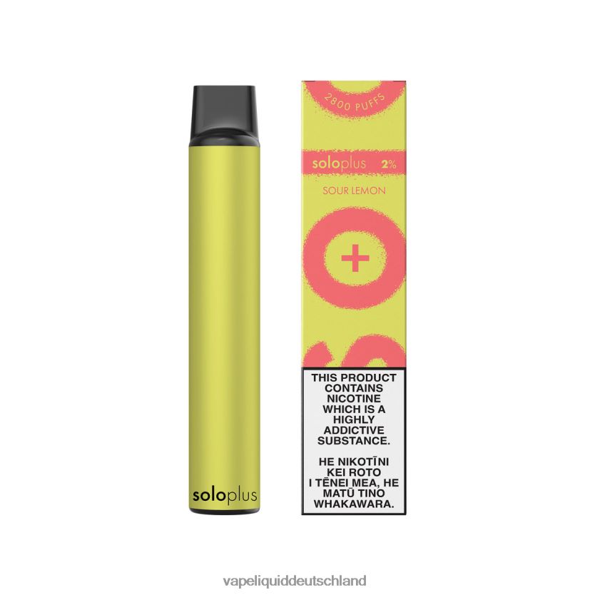Vape Liquid saure Zitrone | Solo Plus Einweg-Vapor 40F6BP36