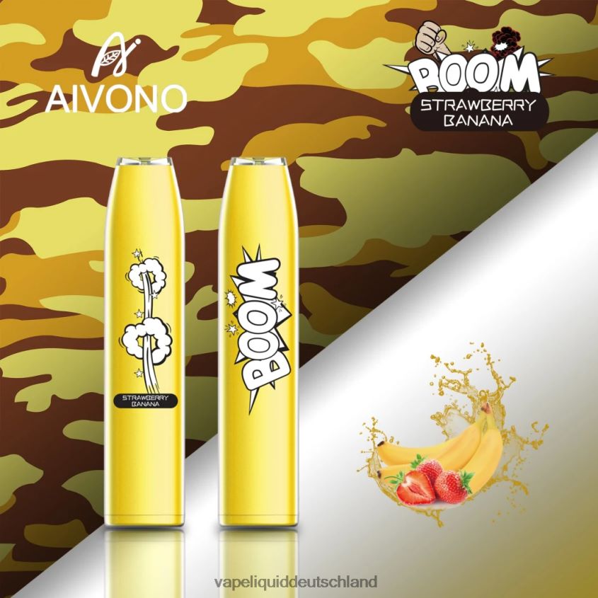 Aivono AIM BOOM 600 Erdbeerbanane - 62BZJ6363 Vape Deutschland