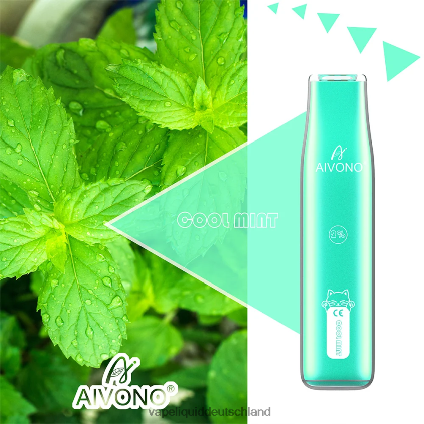 Aivono AIM CAT 400 kühle Minze - 62BZJ6336 Vape Liquid