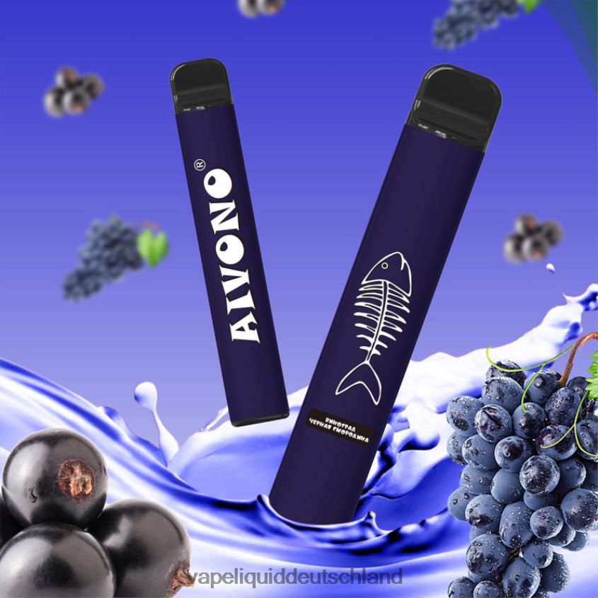 Aivono AIM FISHBONE 600 Traube schwarze Johannisbeere - 62BZJ6284 Vape Liquid