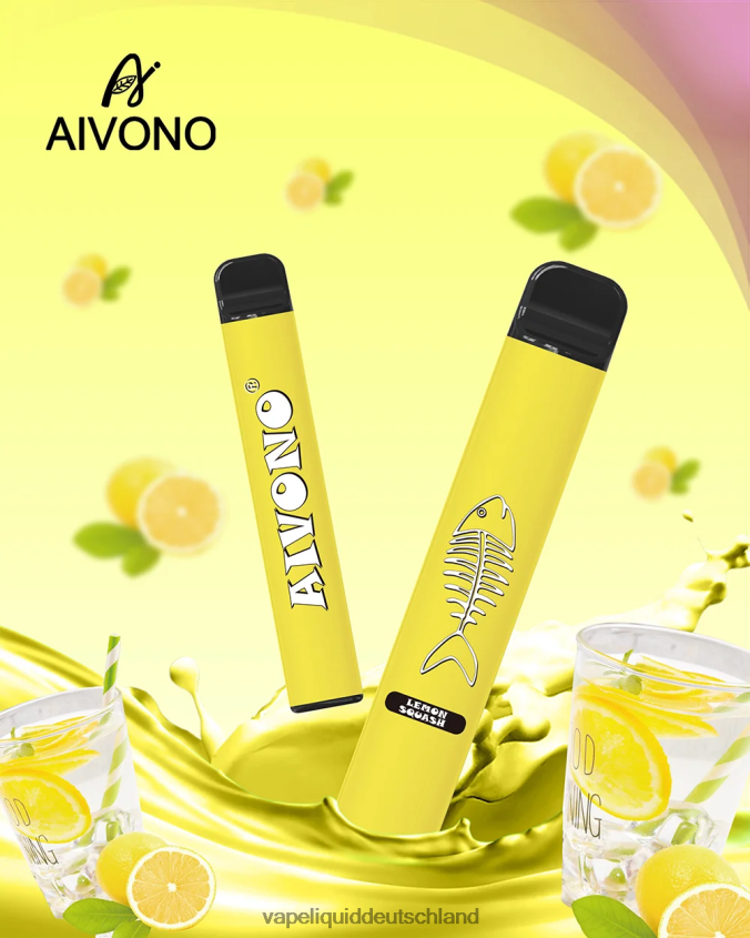Aivono AIM FISHBONE 600 Zitronentrupp - 62BZJ6287 Vape Deutschland