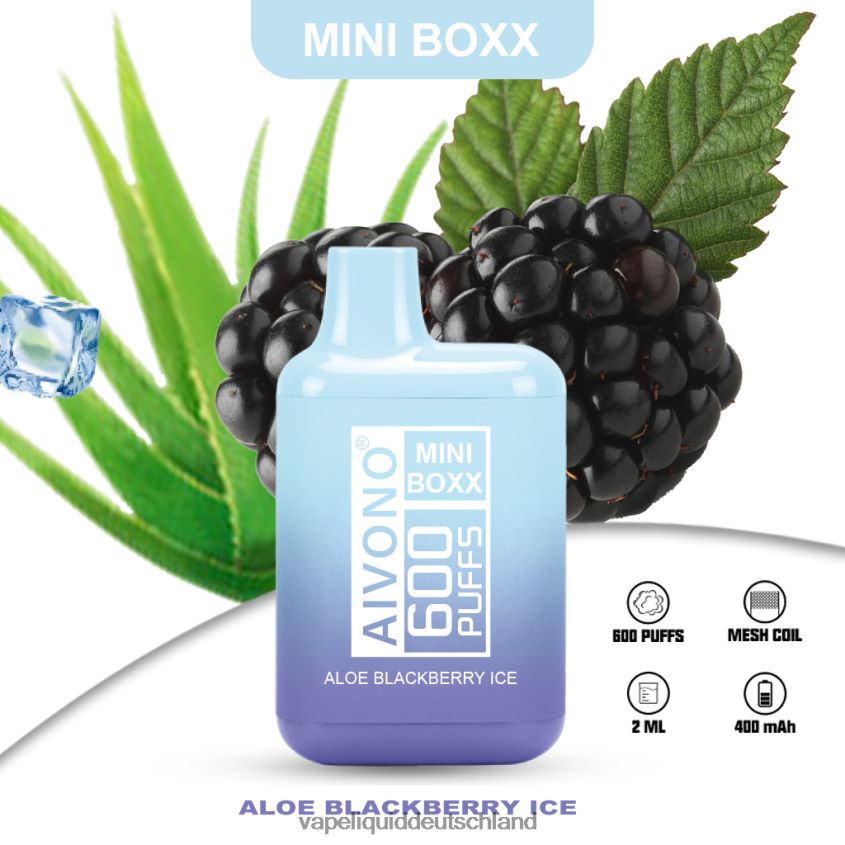 Aivono AIM MINI BOXX 600 Aloe-Strom-Eis - 62BZJ6240 Vape Liquid