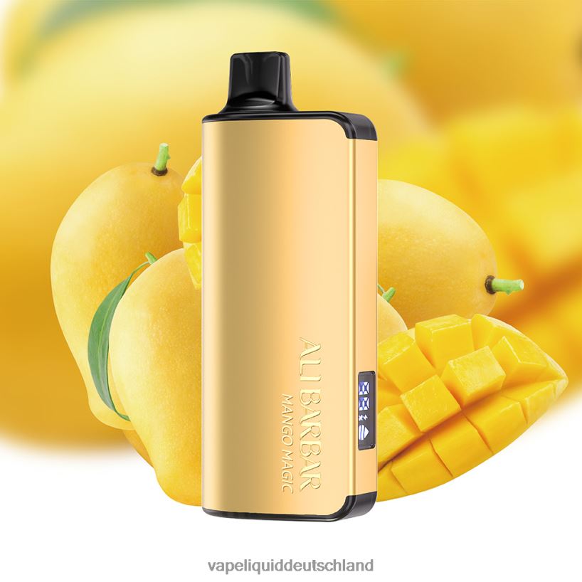 Alibarbar Ingot 9000 Einweg-Vaporizer Mango-Magie X068JX29 Vape 7000 Züge