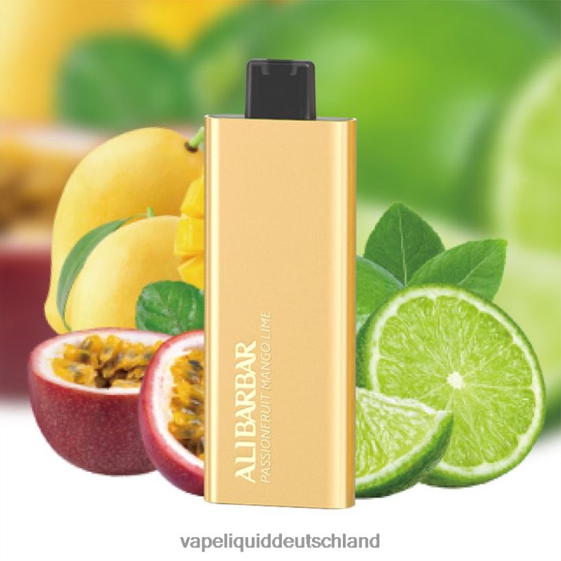 Alibarbar Pandora 7000 Einweg-Vaporizer Passionsfrucht-Mango-Limette X068JX58 Vape Ohne Nikotin