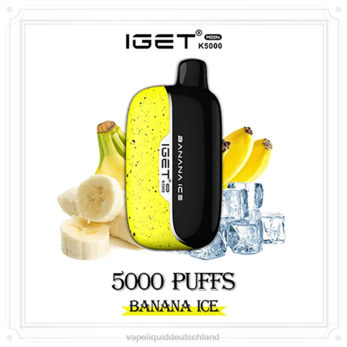 Vape Deutschland V02811 Bananeneis IGET Moon k5000