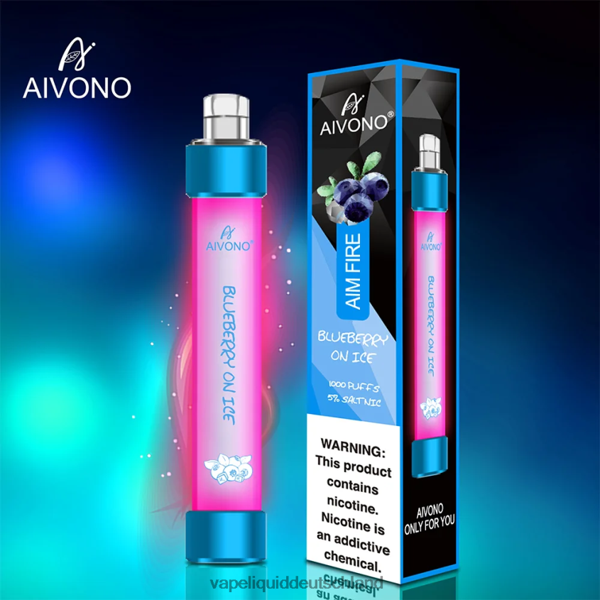 Aivono AIM FIRE 1000 Blaubeere auf Eis - 62BZJ6326 Vape Liquid