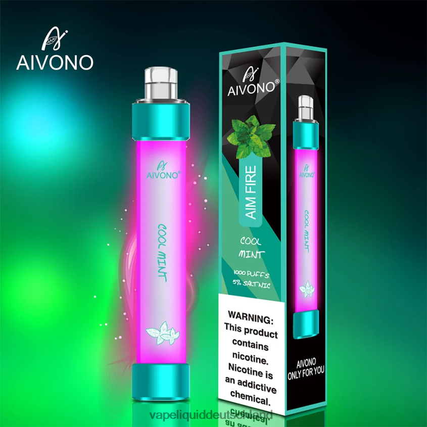 Aivono AIM FIRE 1000 kühle Minze - 62BZJ6328 Vape Liquid