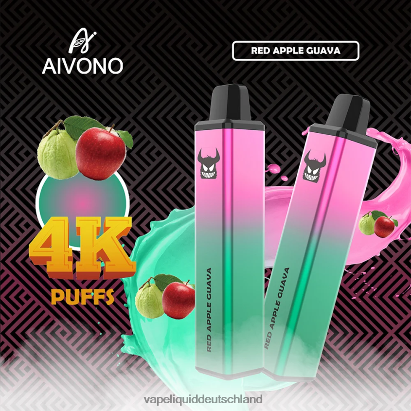 Aivono AIM FREAK 4000 rote Apfelguave - 62BZJ6257 Vape Deutschland