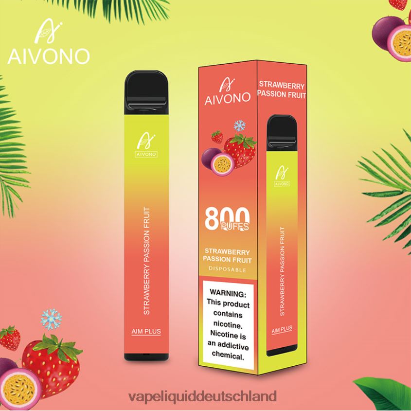 Aivono AIM PLUS 800 Erdbeer-Passionsfrucht - 62BZJ6195 Vape Deutschland