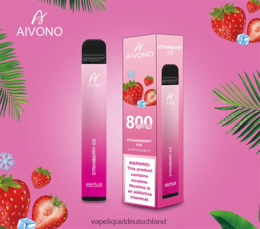 Aivono AIM PLUS 800 Erdbeereis - 62BZJ6193 Vape Deutschland