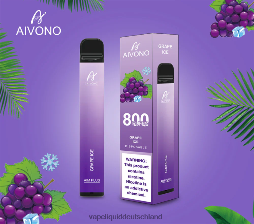 Aivono AIM PLUS 800 Traubeneis - 62BZJ6179 Vape Deutschland
