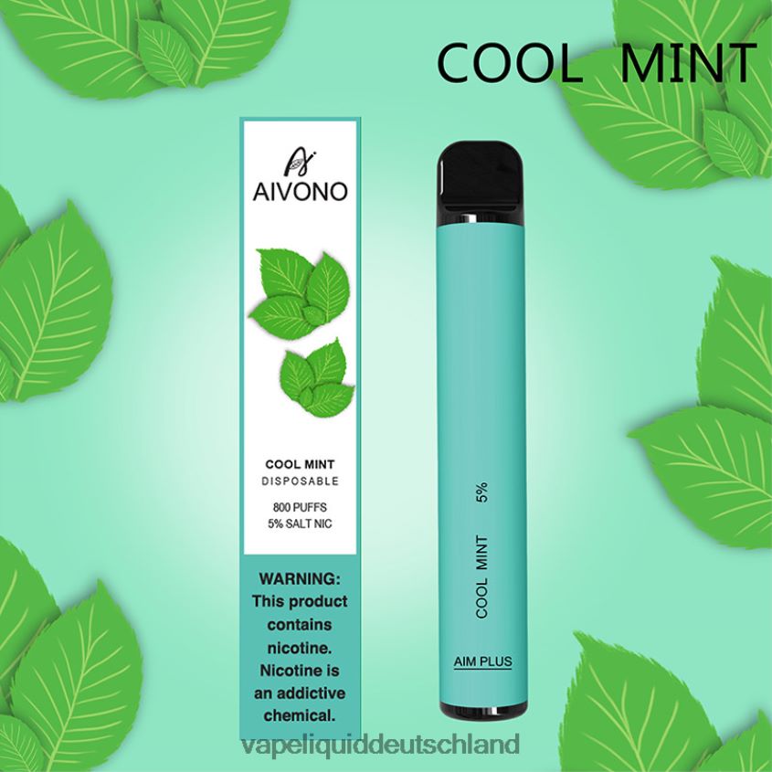 Aivono AIM PLUS 800 kühle Minze - 62BZJ6177 Vape Deutschland