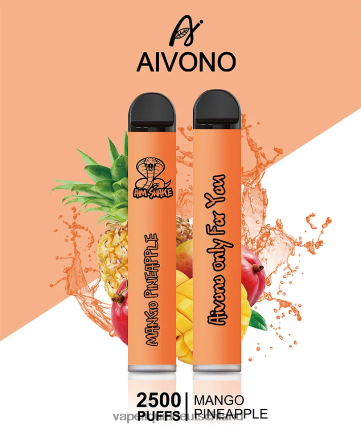 Aivono AIM SNAKE 2500 Mango-Ananas - 62BZJ6310 Vape Liquid