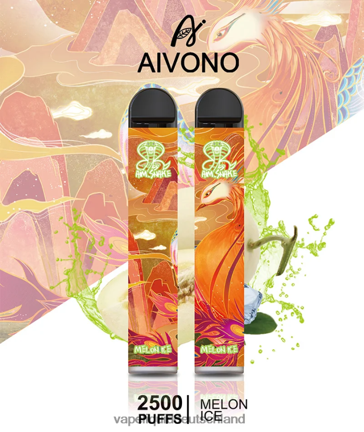 Aivono AIM SNAKE 2500 Meloneneis - 62BZJ6311 Vape Deutschland