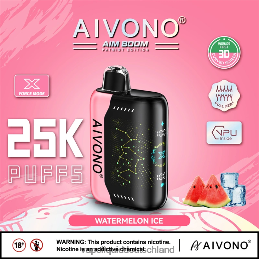 Aivono AIM BOOM 25000 Wassermeloneneis - 62BZJ6353 Vape Deutschland