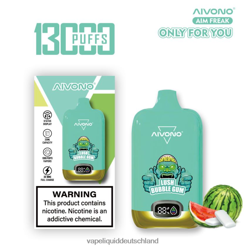 Aivono AIM FREAK 13000 üppiger Kaugummi - 62BZJ6247 Vape Deutschland