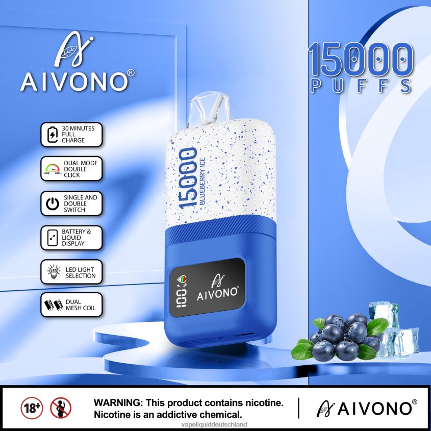 Aivono AIM magic 15000 Blaubeereis - 62BZJ668 Vape Liquid
