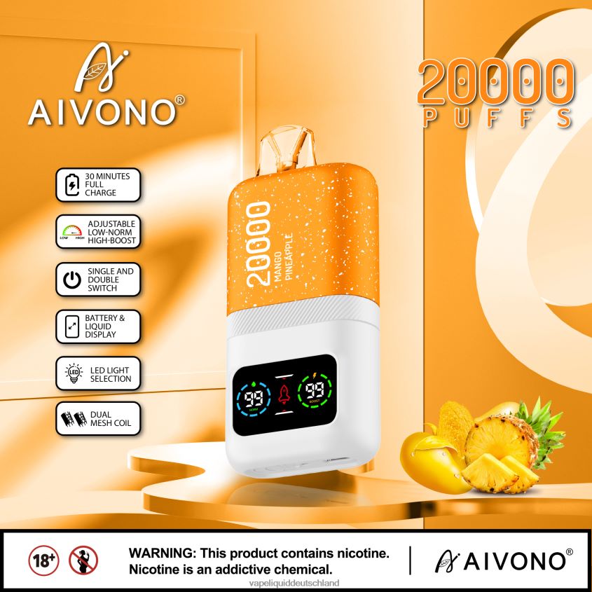 Aivono AIM magic 20000 Mango-Ananas - 62BZJ677 Vape Deutschland