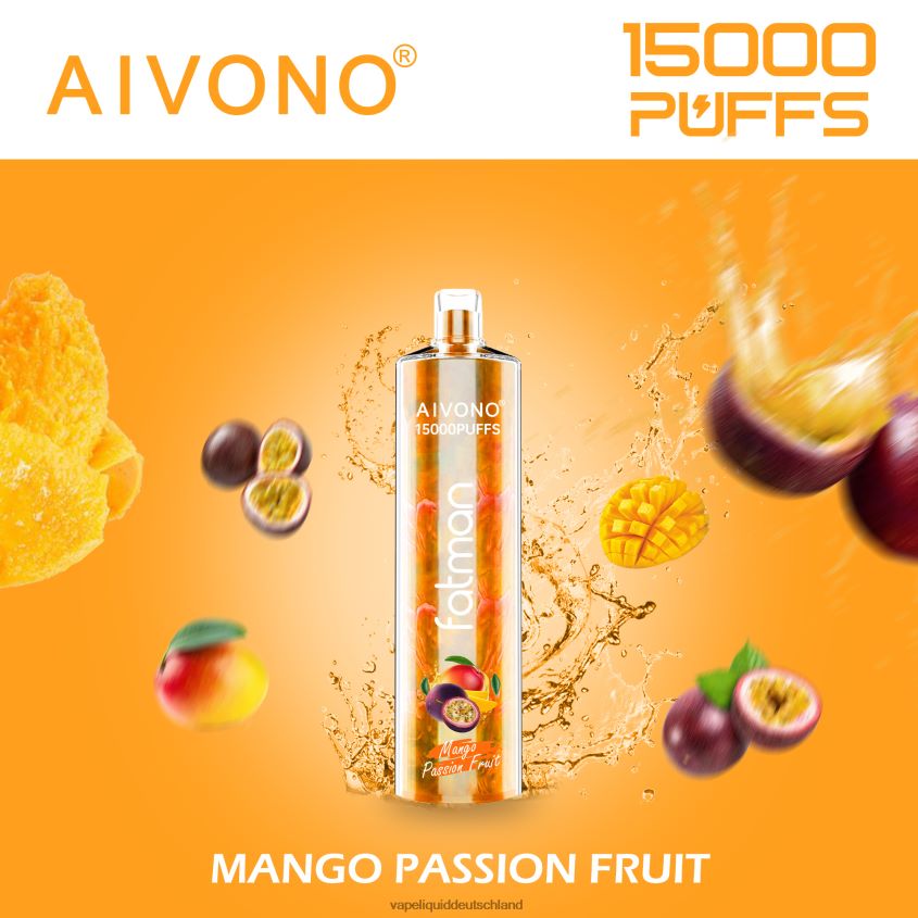 Aivono FATMAN 15000 Mango-Passionsfrucht - 62BZJ619 Vape Deutschland