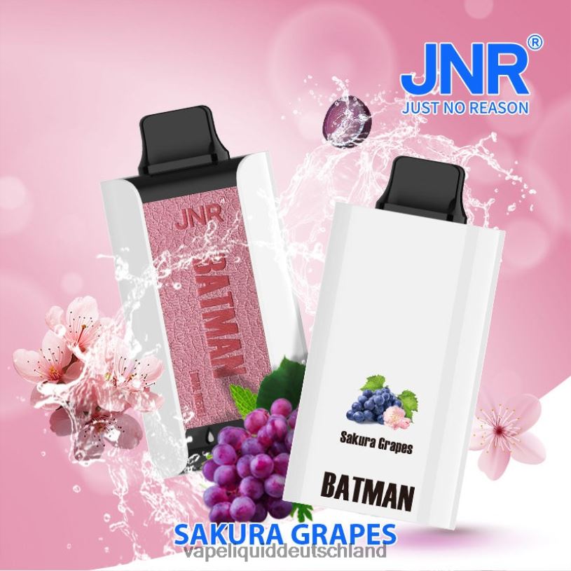 JNR BATMAN 11000 284XF5 Sakura-Trauben Vape 12000 Züge