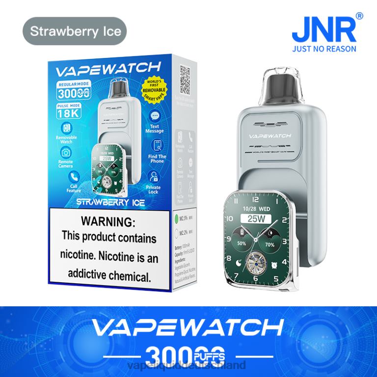 P0BNJ10 Vape ohne nikotin -JNR Vape-Uhr Erdbeereis
