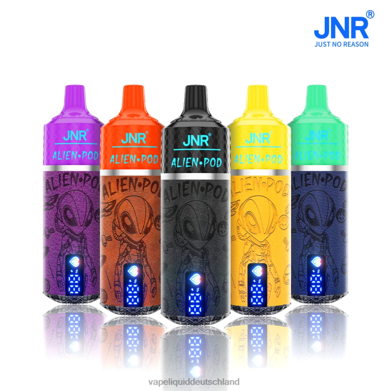 P0BNJ1 Vape 12000 züge -JNR Alien Schote verschiedene Geschmacksrichtungen
