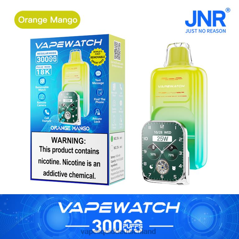 P0BNJ2 Vape 7000 züge -JNR Vape-Uhr Orangen-Mango