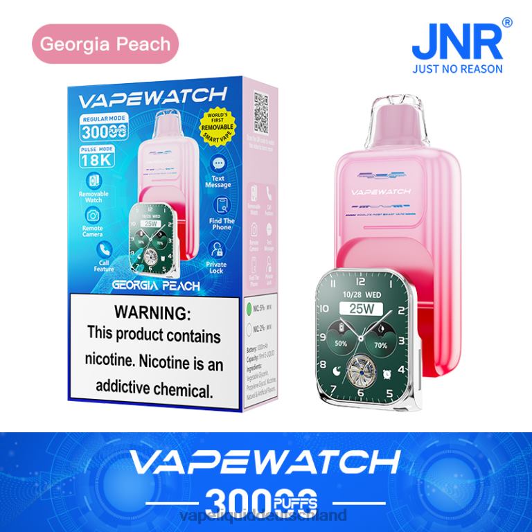 P0BNJ3 Vape Deutschland -JNR Vape-Uhr Georgia-Pfirsich