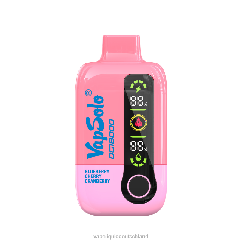 VapSolo dg18000 - Vape Deutschland NF2L61 Heidelbeere, Kirsche, Cranberry