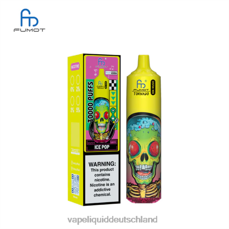 Vape 12000 Züge ZH0BR15 Eis am Stiel Fumot Tornado 30.000 Musik