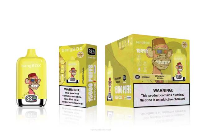 Vape Deutschland 066443 Erdbeerbanane - Bang Box 15000 Züge